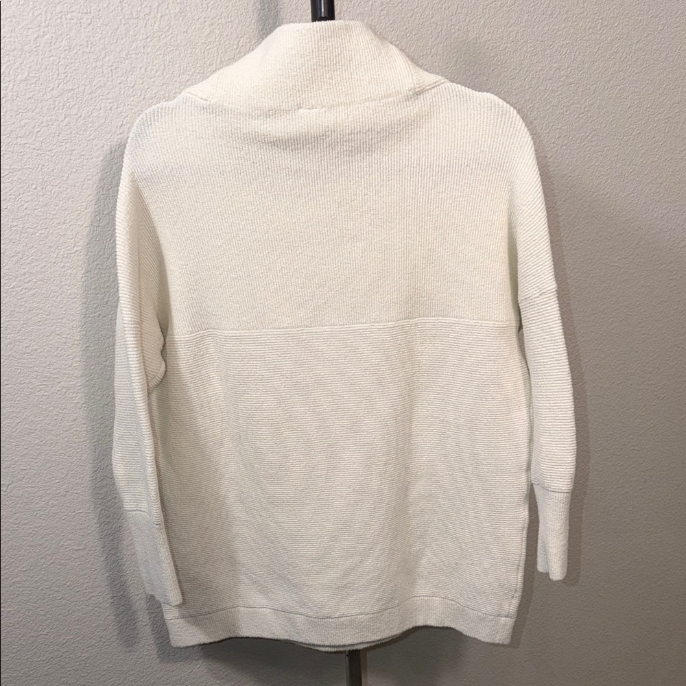 Free People Off-White Slouchy Cowl-Neck Sweater - Picture 5 of 11